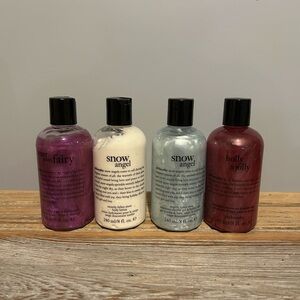 Philosophy Body Wash and Body Lotion Set of 4 NEW